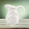 Blue Sky Ceramics Laguna Coastal Pitcher White, Multi