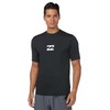 Billabong Men's Standard Classic Short Sleeve Loose Fit Rashguard, Black