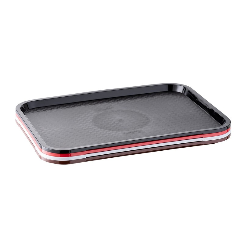 Snack Tray 35 x 27 cm polypropylene, black