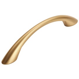 Cosmas® 4003GC Gold Champagne Modern Cabinet Hardware Arch Bow Handle Pull - 3-3/4" Inch (96mm) Hole Centers