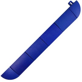RevTime Edge & Corner for Interlocking Patio, Deck Or Garage Floor Tiles (10 feet) (Type B Blue)
