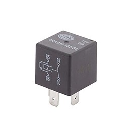 HELLA 4RA 933 332-541 Relay, main current - 12V - 4-pin connector - Wiring Diagramme: S2 - Plug: B - Normally Open Contact