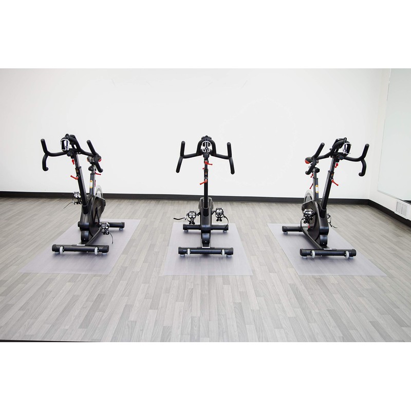 G-Floor Premium 32" x 72" Clear Vinyl Exercise Equipment Mat