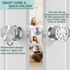 Smart Door Knob with Keypad and Key, Keyless Entry Door