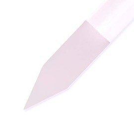 Glass Cuticle Pusher for Manicure and Pedicure - Original Czech Product (Pink)