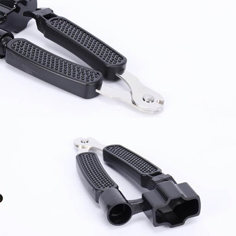 Fc'Noqgn Guitar String Spindle 3-in-1 Winder Cutting Pliers String Puller