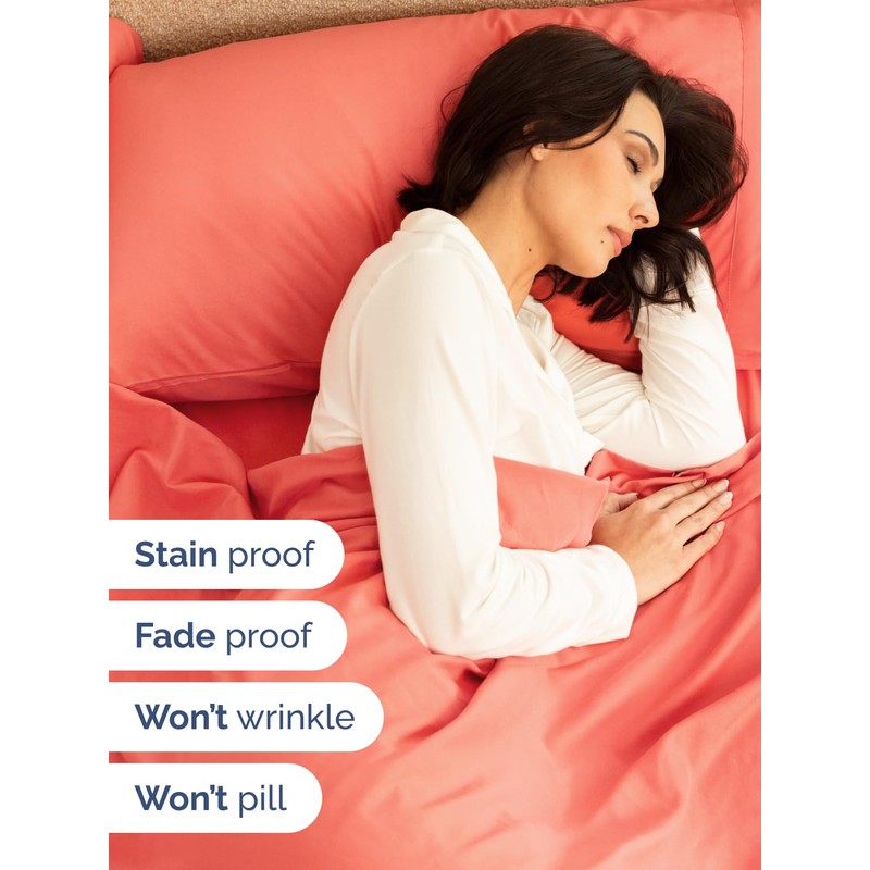 Extra Deep Split King Sheet Set - 7 Piece Breathable