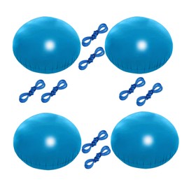 4ft Round Pool Pillows for Above Ground Pools Pool Pillows for Closing Winter Air Pool Cover Pillow Kit for Winterizing with Ropes Cold Resistant Winterizing Float Pillow for Swimming Pools (Pack of4)