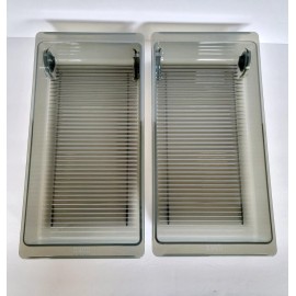 Kuhn Rikon 2 Kuhn Rikon Gray Rolling Fridge Drawers Cupboard Drawers Organization Tray New