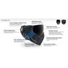 Virtue VIO Ascend Thermal Paintball Safety Glasses with Dual Lens