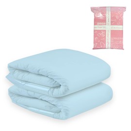 CutiePlusU Adult Nappies, Dry Surface, Maximum Absorbency Overnight, Disposable Incontinence Nappies - Blue, Pack of 2 (Medium 28"-38")