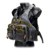 snowzhi Versatile Multi-Pocket Fishing Vest with Detachable Backpack - Breathable,