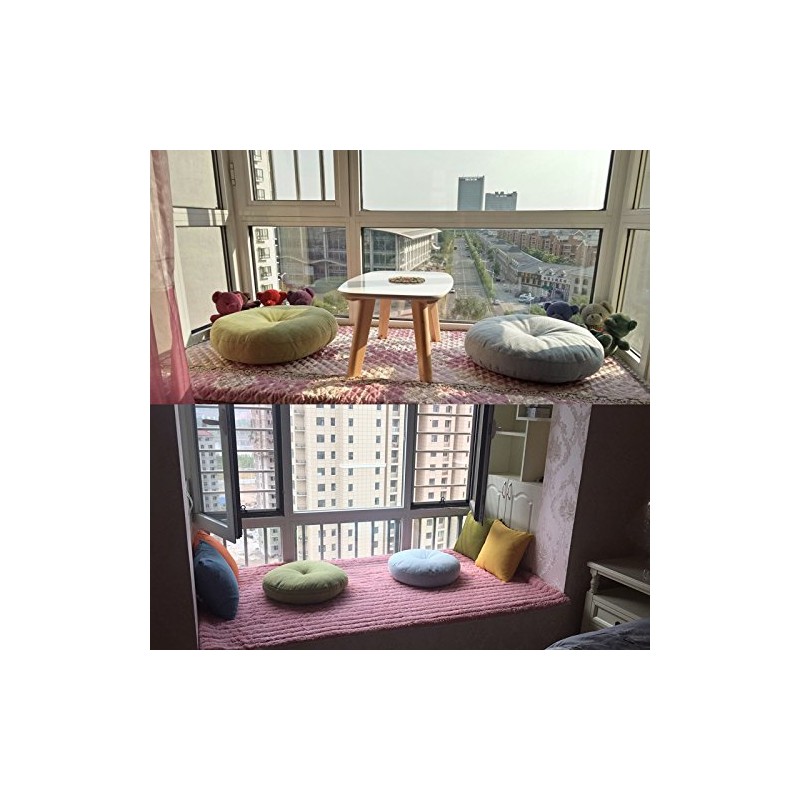TINTON LIFE Solid Color Circular Yoga Bolster Zafu Meditation Tatami