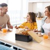 ZICOTO Beautiful Bread Box With Wooden Lid For Your Kitchen