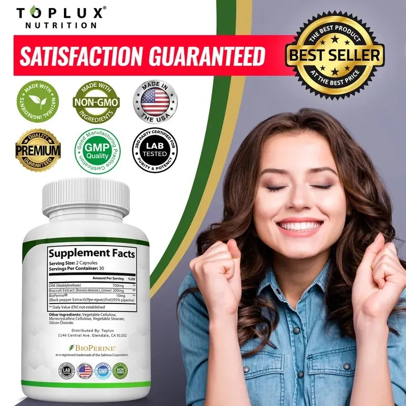 Toplux Dim Supplement 910mg Overall Health Support