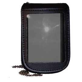 Detroit Police Recessed Badge and ID Neck Holder (Cutout PF187, 2.6 inches tall)