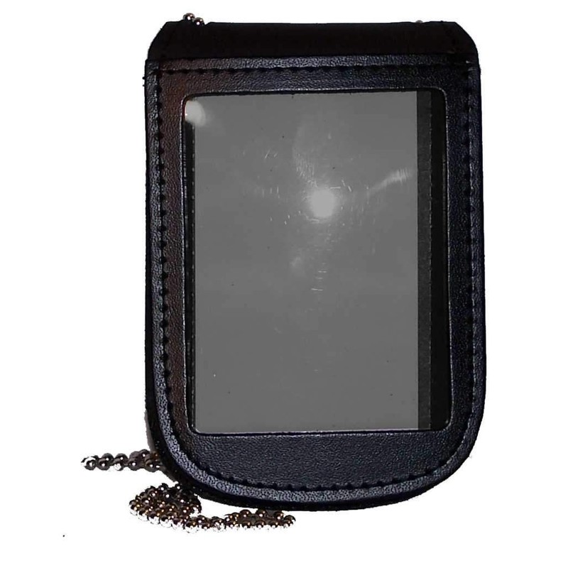 Detroit Police Recessed Badge and ID Neck Holder (Cutout PF187,