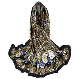 FAIRYGATE Halstuch Damen Seide Schal Stola Fur abendkleid Winter Pashmina Schals tücher für Frauen Warme Schal 83023