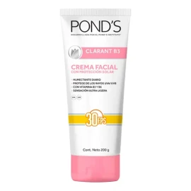 Crema Facial Pond's Clarant B3 Con Protección Solar, De 200g