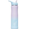 EcoVessel Summit Triple Insulated Bottle with Straw 700ml, Black Shadow