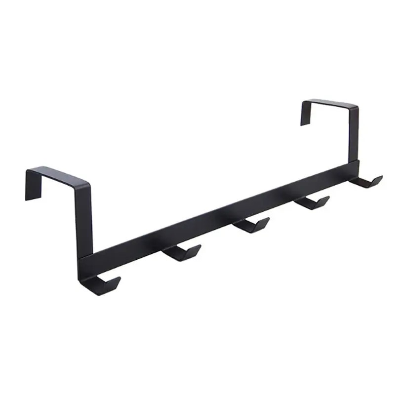 Over The Door Hook Hanger – 5-Hook Metal Door Organizer