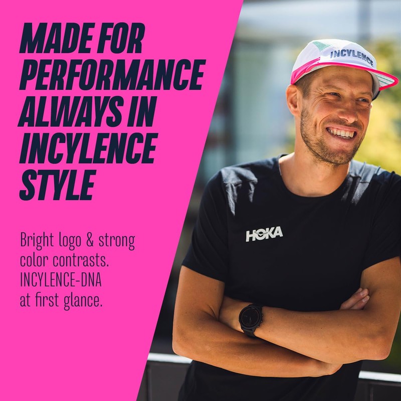 INCYLENCE Running Cap, Lightweight, Breathable Running Hat for Sweaty Training