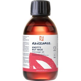 Naissance Knotty But Nice Sensual Massage Oil for Date Night Arousal, Aphrodisiac Lubricant Sex Body Oil 250ml