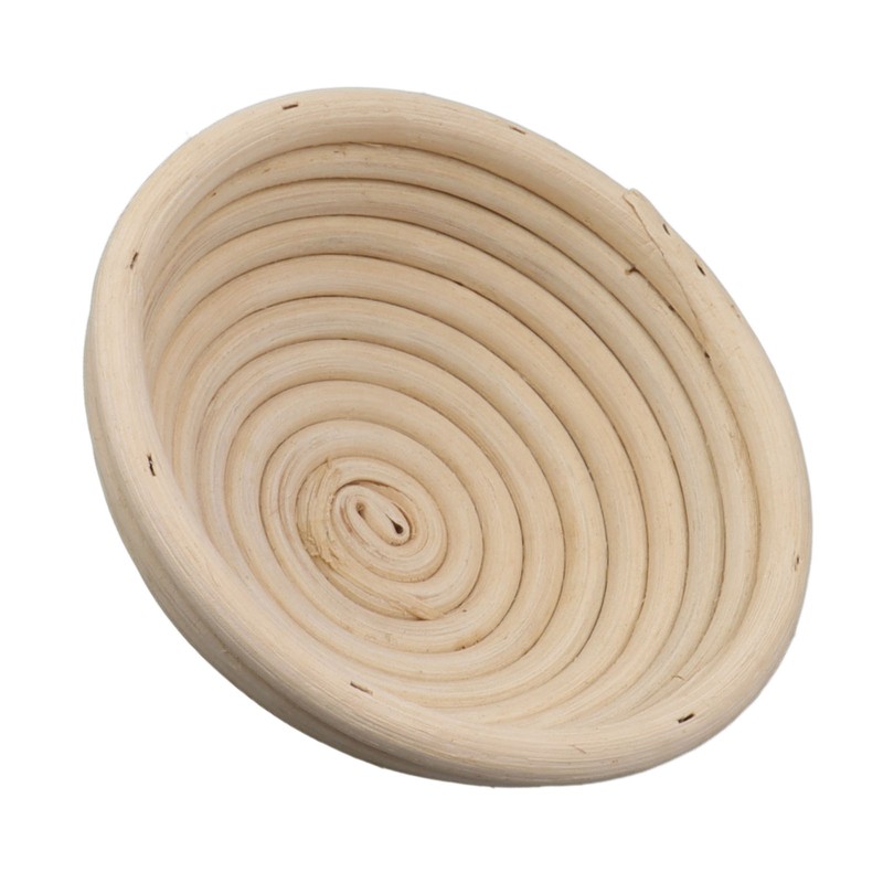 Round Bread Proofing Basket with Liner Cloth Dough Rising Rattan