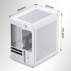 JONSBO C6 White Mini MATX Mesh Case,Simple Compact Desktop Micro