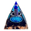 Saefheled Saefheled Crystal Column Orgonite Crystal Pyramid,Positive Energy Obsidian Lapis
