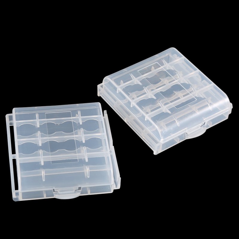 Tosuny 10Pzs Cajas de Almacenamiento de Batería, Caja de Plástico