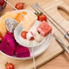 6-Piece Stainless Steel Fondue Forks Set, 9.44" Cheese Fruit Fondue