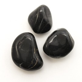 Black Onyx Tumbled - Healing Stone - 20-25mm (5)