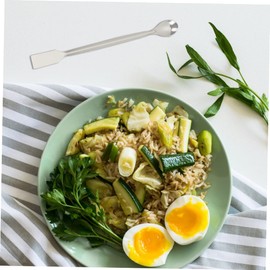 STOBAZA 15Pcs Premium Stainless Steel Micro Laboratory Sampling Reagent Measuring Spoons Long Handle for Deep Bottles Corrosion Resistant for Home Kitchen Use