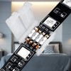 WENHSIN 10Packs 4-Pin RGB LED Light Strip Connectors 10mm Unwired