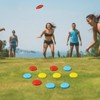 Tasdurian 18 Pcs Mini Flying Disc Game Set 4.6" Interactive