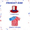 LUOHECAM 4th of July Skeleton Hat, 2 PCS 12 ft