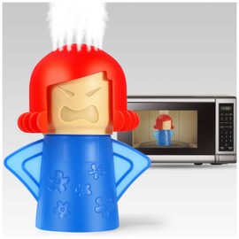 Spardar Angry Mama Microwave Oven Steam Cleaner, Microwave Cleaner Disinfects With Vinegar and Water for Kitchens, The Fun and Easy Way to Steam Clean Crud with Amazing Results