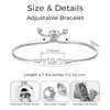 Philip Jones Silver Plated Nan Bracelet Created with Zircondia® Crystals