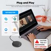 BOYA Blobby USB Conference Microphone,Desktop Computer Microphone with Wireless Charger,