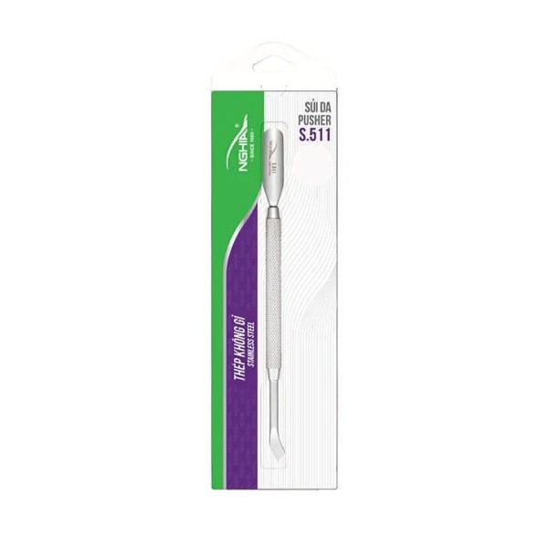 NGHIA Stainless Steel Cuticle Pusher S511