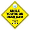 Smile You're On Dash Cam Car Sign, CCTV Warning Sign,