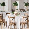 Sterling Mill Polyester Round Tablecloth – Christmas Elegant Table Cover