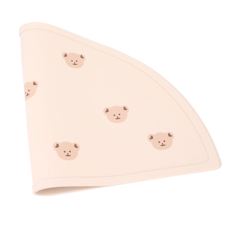 Baby Placemat Infant Children Travel Portable Silicone Flexible Cute Cartoon