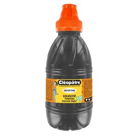 Cléopâtre Gouache Néfertari Baby Paint, Black, 500 ml, 500