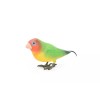 Safari Lovebird, Parrot, Toy Bird Realistic Rubber Model, Hand Painted