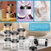 MotBach 5 Pack 8oz Plastic Jars with Lids, 240ml Round