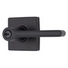 BRINKS – Contemporary Keyed Entry Door Lever, Matte Black -