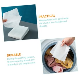 Outanaya Catching Fabric Sheets 48 Sheets of Laundry Absorption Sheets Dye Proof Washing Sheets Washing Supplies