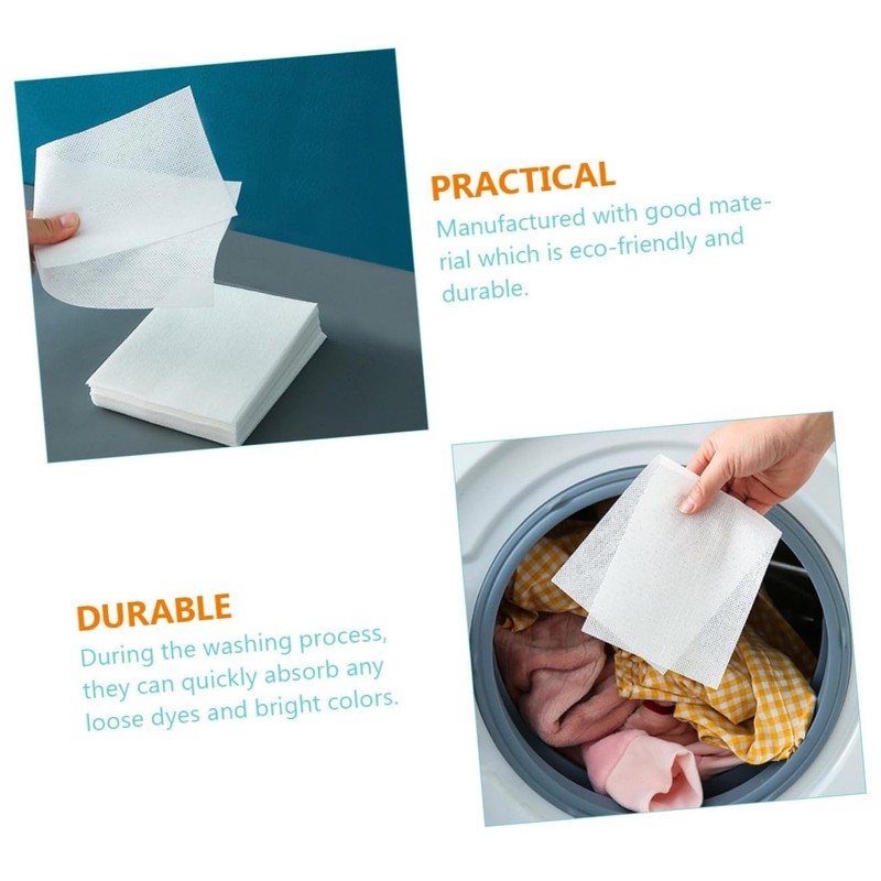 Outanaya Catching Fabric Sheets 48 Sheets of Laundry Absorption Sheets
